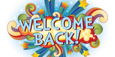 Welcome Back on Thursday, Sept. 19th!